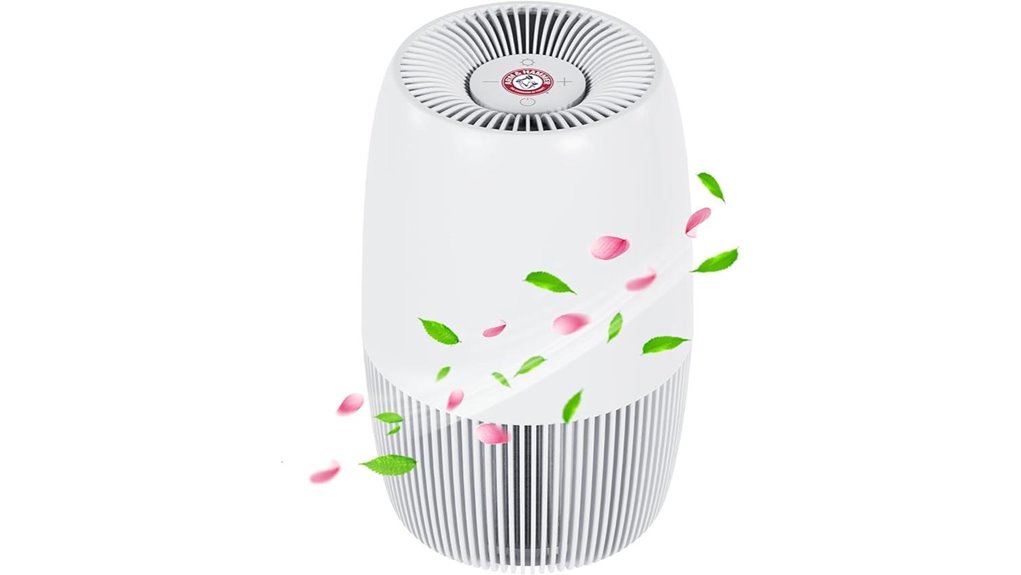 air purifier with night light