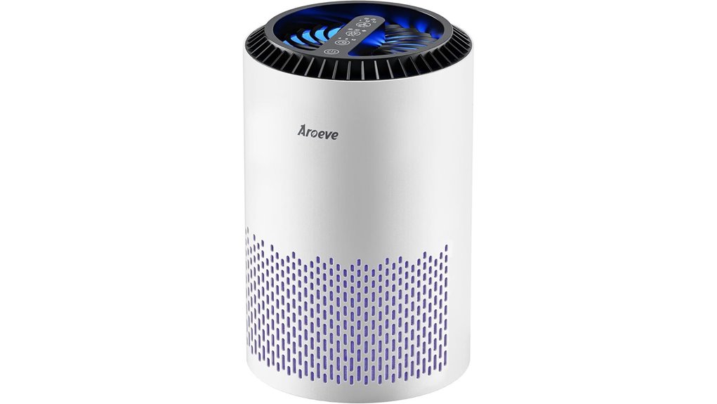 aroeve bedroom purifier sleep mode