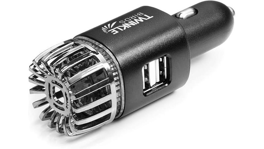 car air purifier ionizer with usb charger