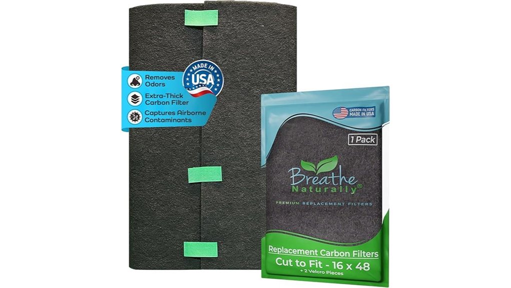 carbon activated air filter replacement 16x48