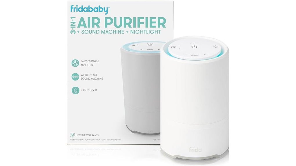 frida baby air purifier nightlight