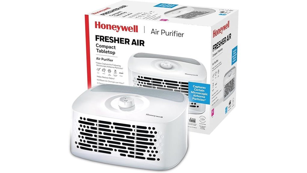 honeywell hepaclean tabletop purifier