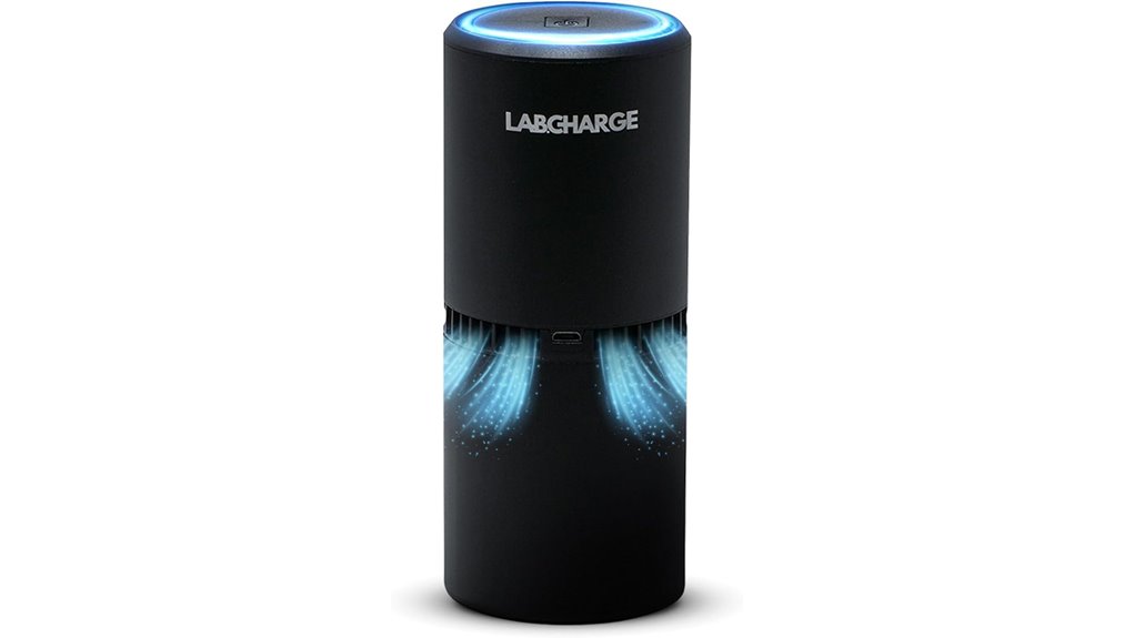 labcharge compact air purifier for small spaces