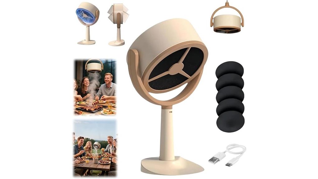 mini rechargeable desktop purifier