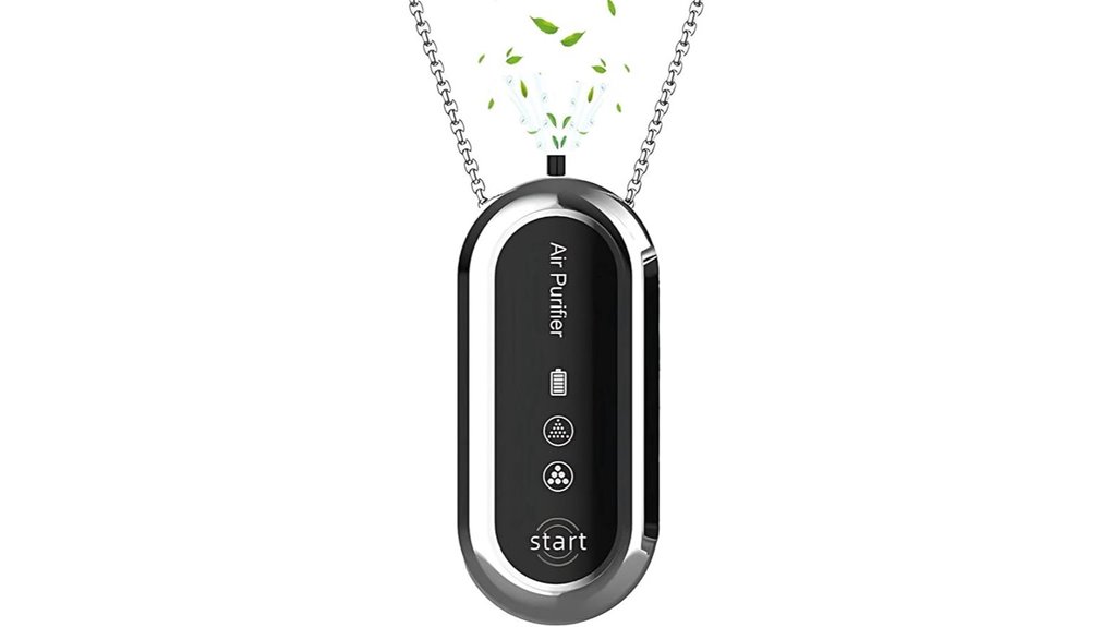 personal wearable air purifier and ionizer