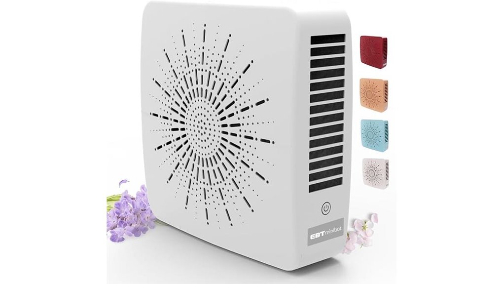 portable desktop air purifier with hepa