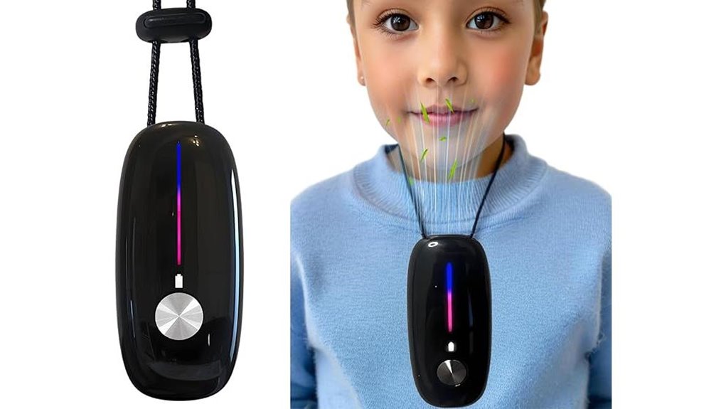 portable ionizer necklace purifier
