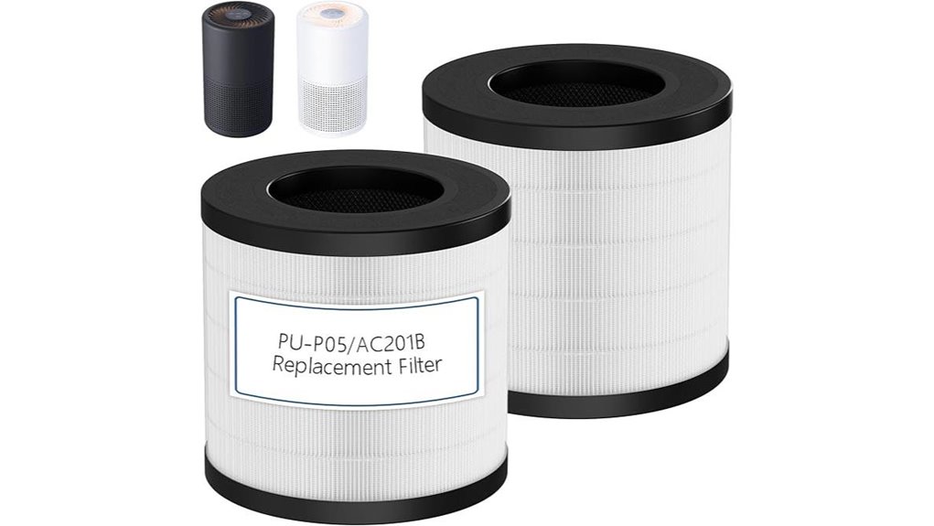 replacement filter for fulminare pu p05 purivortex ac201b 2 pack