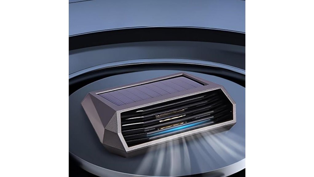 solar powered car purifier with usb charging