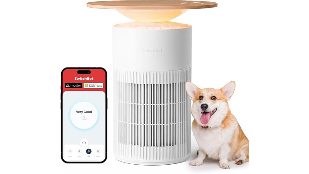 switchbot tabletop air purifier