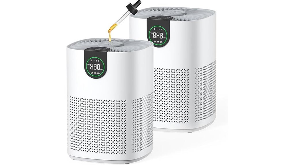 vewior h13 hepa purifiers 2 pack